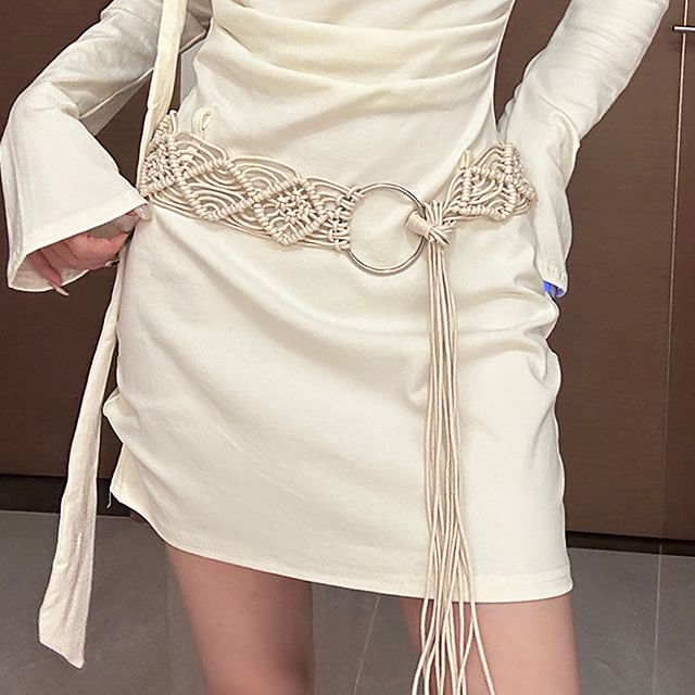 Rofuka-Woven String Belt