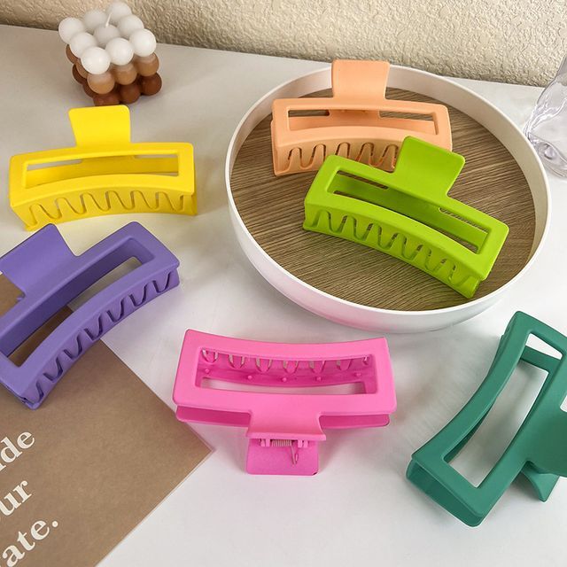Kayochs-Plain Square Hair Clip