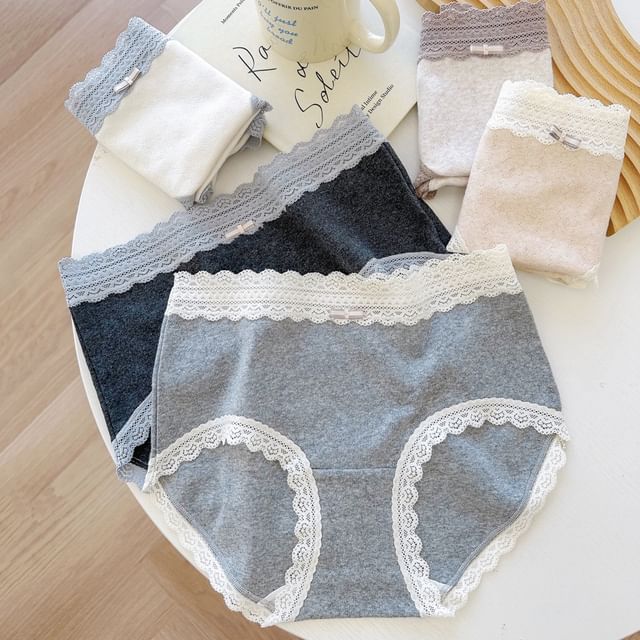 camikiss-Lace Trim Panties