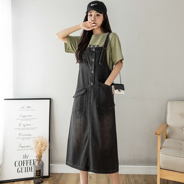 korean style jumper dress WithPuji -The Song of Magpie- Korean Style Lolita Top Wear and Jumper Dress Set