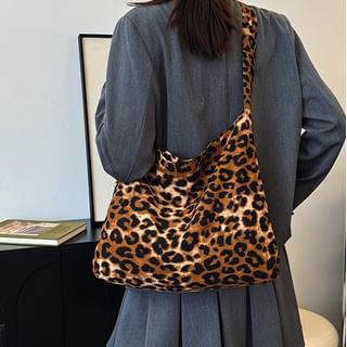 Skyglow-Leopard Print Shopper Bag