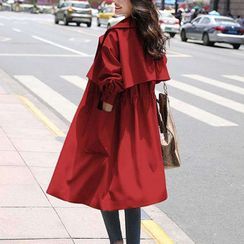 FUEMA - Tied Long Trench Coat FUEMA - Tied Long Trench Coat