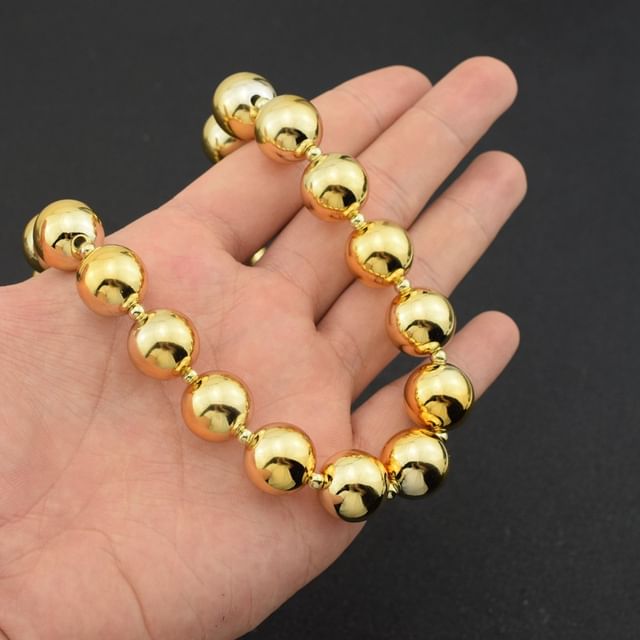 Juanitro-Bead Stainless Steel Choker