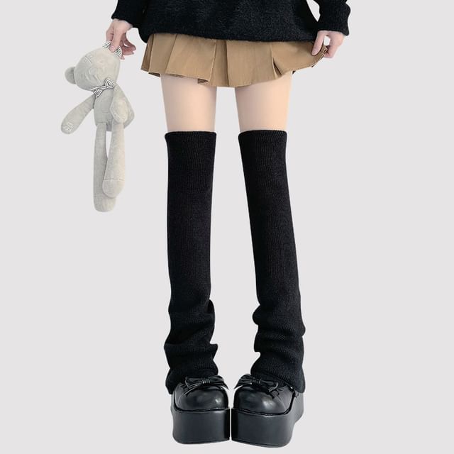 Desperim-Plain Long Leg Warmer