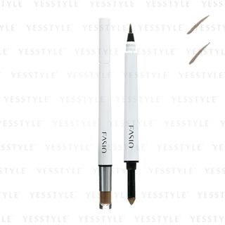 Kose - Fasio Perfect Eyebrow N Liquid & Powder 0.8g - 2 Types