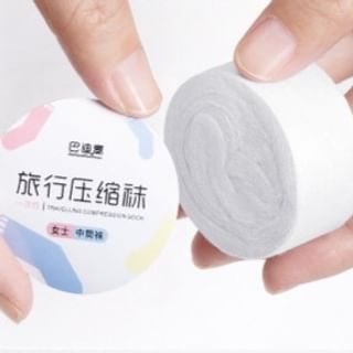 Lazy Corner-Travel Disposable Compressed Socks Various Designs