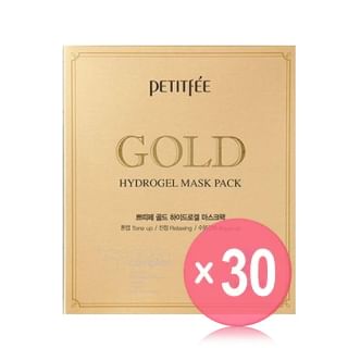 PETITFEE - Gold Hydrogel Mask Pack 5pcs (x30) (Bulk Box)