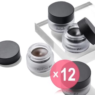 Judydoll - Long Lasting Eyeliner Gel - 2 Colors (x12) (Bulk Box)