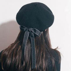FROME - Band-Detail Woolen Beret FROME - Band-Detail Woolen Beret