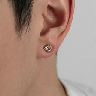 Lilafey-Rhinestone Alloy Stud Earring