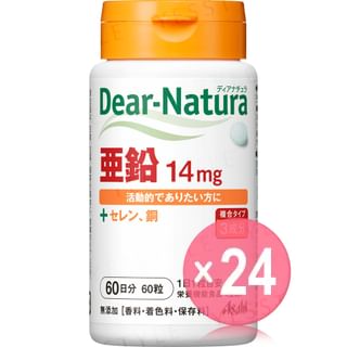 Asahi - Dear-Natura Zinc for 60 days  (x24) (Bulk Box)