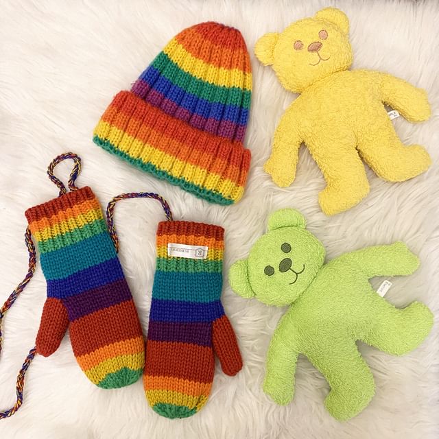 Glotto-Rainbow Stripe Beanie