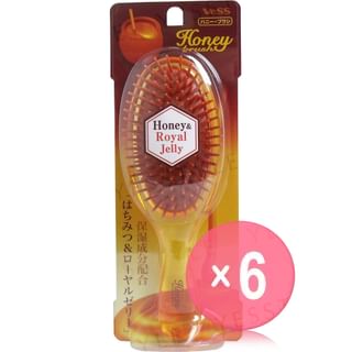 VeSS - Honey Brush Polyethylene Hair Brush  (x6) (Bulk Box)