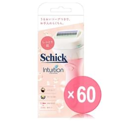 Schick Japan - Intuition Moist Skin Razor Holder & Blade Refill (x60) (Bulk Box)