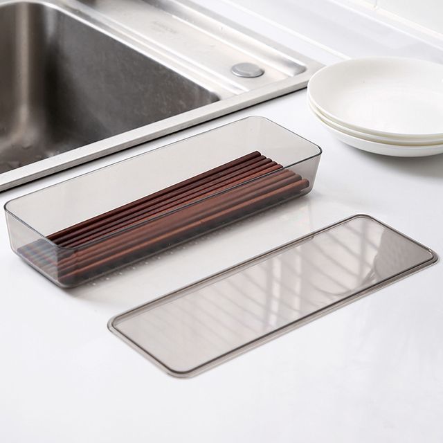 Yulu-Transparent Plastic Chopsticks Holder