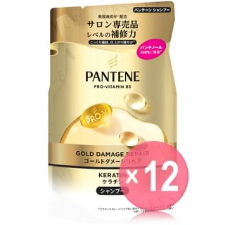 PANTENE Japan - Gold Damage Repair Shampoo Refill (x12) (Bulk Box)