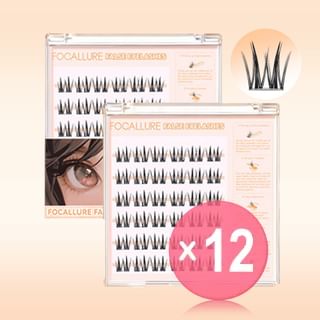 FOCALLURE - Glue-Free False Eyelash - CE05 (x12) (Bulk Box)