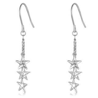 MaBelle - 14K Italian White Gold Triple Thin Cut-out Stars Shepherd ...