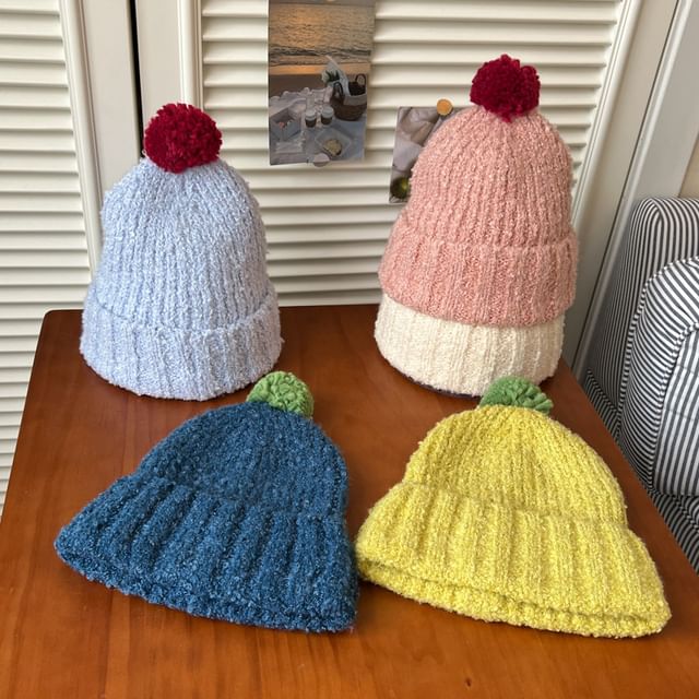 Frior-Bobble Knit Beanie