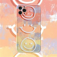 Witheart - Smiley Print Phone Case - iPhone 11 Pro Max / 11 Pro / 11 / SE / XS Max / XS / XR / X / SE 2 / 8 / 8 Plus / 7 / 7 Plus Witheart - Smiley Print Phone Case - iPhone 11 Pro Max / 11 Pro / 11 / SE / XS Max / XS / XR / X / SE 2 / 8 / 8 Plus / 7 / 7 Plus