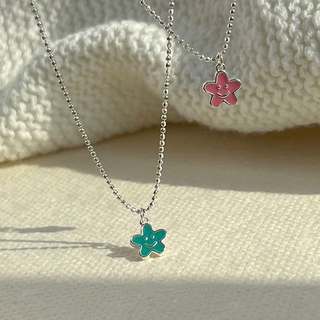 Small Happy Flower Necklace — HAUSER'S JEWELERS