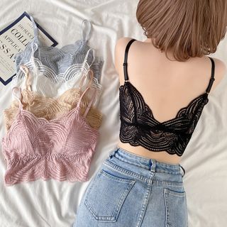 MARION - Lace Camisole Bra Top