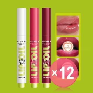 MLSMILE - Shiny Lip Balm (1-3) (x12) (Bulk Box)