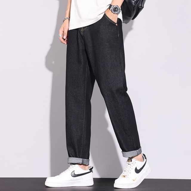 Denimic-Mid Rise Harem Jeans