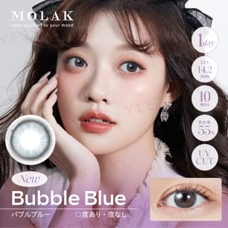 PIA - Molak 1 Day Color Lens Bubble Blue 10 pcs