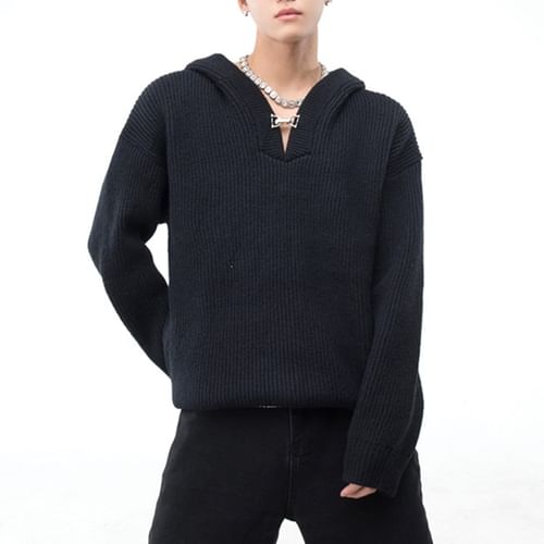 KERB - Plain Knit Hoodie