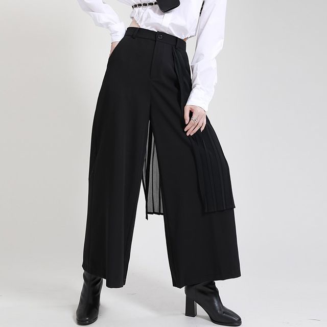 Ultra Modern 高腰九分宽腿裤 Yesstyle Ultra Modern 高腰九分宽腿裤 Yesstyle