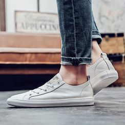 MARTUCCI - Lettering Lace Up Canvas Sneakers MARTUCCI - Lettering Lace Up Canvas Sneakers