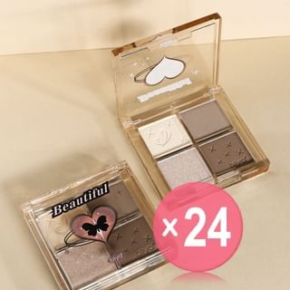 biya - Natural Shaping 3D Highlight & Contouring Palette - 2 Types (x24) (Bulk Box)