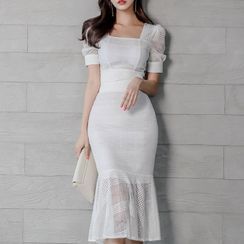 shopee lace dress