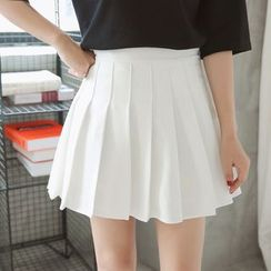 Dejay - Plain Pleated Skirt