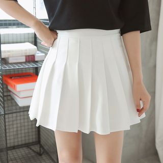 Dejay - Plain Pleated Skirt | YesStyle