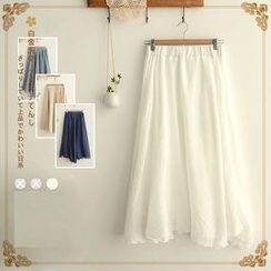 Angel Love - Asymmetric Hem Midi Skirt Angel Love - Asymmetric Hem Midi Skirt