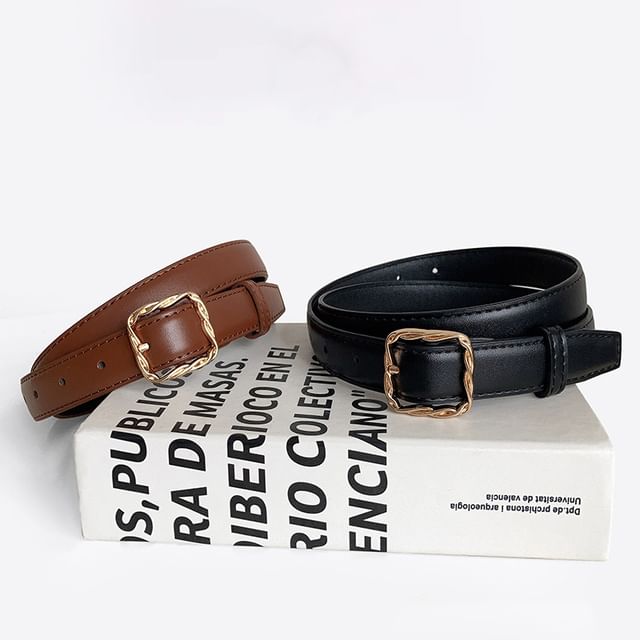Rofuka-Faux Leather Belt
