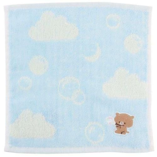 Blue Bear Hand Towel