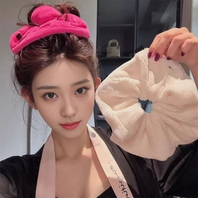 Yulu-Quick Dry Scrunchie Set