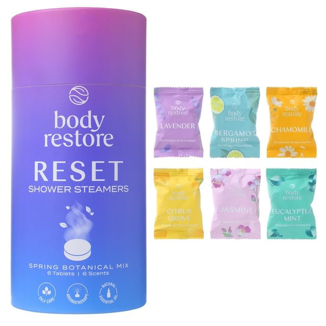 Body Restore Shower Steamers Aromatherapy Spring Botanical Mix Shower