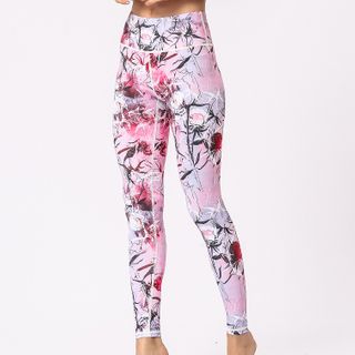 floral print yoga pants