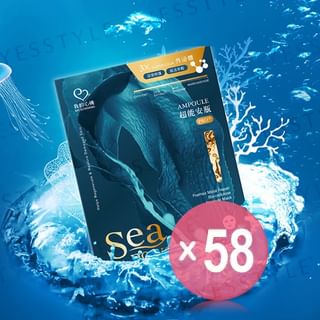 My Scheming - Sea Power Premier Moist Repair Bio-Cellulose Ampoule Mask (x58) (Bulk Box)
