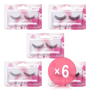 MEKO - Queen Eyelashes Pointed Tail (x6) (Bulk Box)