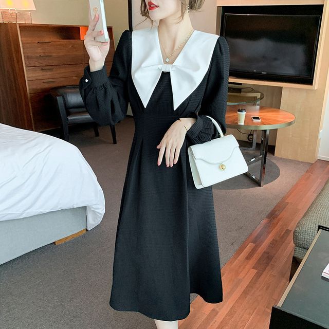 blush pink long dress with sleeves Iris Long Sleeve Satin Maxi Dress - Soft Pink main image 1