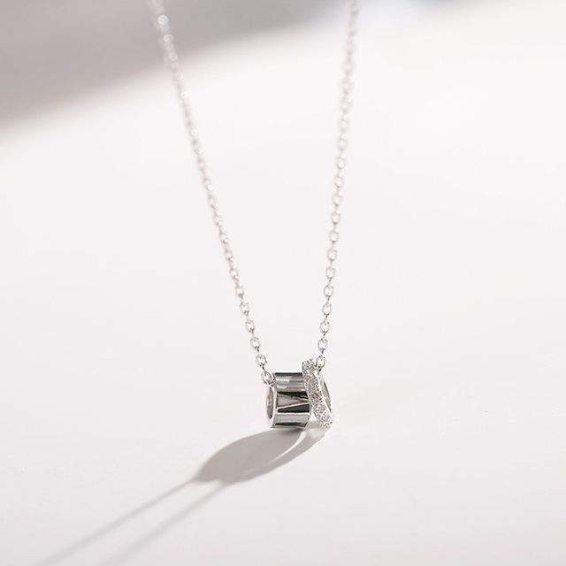 Gaya-Rhinestone Pendant Necklace