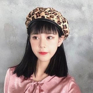 FROME - Leopard Print Beret Hat | YesStyle