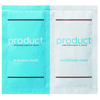 the product - Shampoo & Conditioner Moist Trial Set