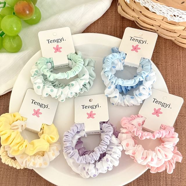 Bohod-Ruffle Hair Tie Set