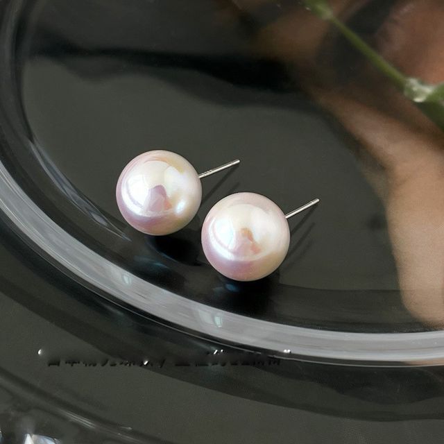 Gaya-Faux Pearl Stud Earring